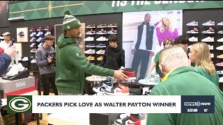 Packers select Love as Walter Payton Man of the Year Award as winner