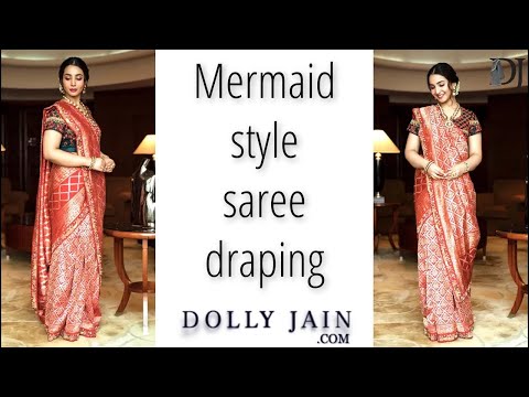 How To Wear Fish Cut Saree Draping Drap Different Style Fish Cut