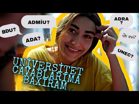 İmtahan nəticəmə baxdım || Hansı universitet sevindi