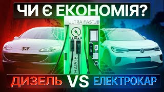 Дизель проти електромобіля? | Чи є економія на електро автомобілі ?