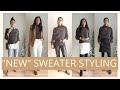 5 Minimal Classic Sweater Outfits for Fall & Winter | DIY: How to Dye a Sweater