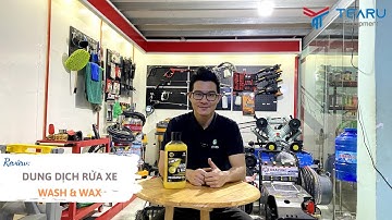 Dung dịch rửa xe cao cấp siêu bóng Wash Wax 1 lít (rửa siêu sạch) | TEARU
