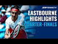 De Minaur Plays Pospisil; Bublik Battles Sonego | Eastbourne 2021 Quarter-Final Highlights