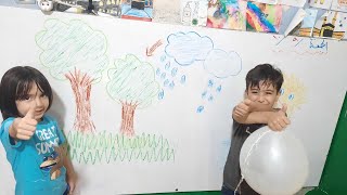 نشاط الماء للأطفال _ دورة الماء في الطبيعة و أهمية الماء و كيفية المحافظة عليها