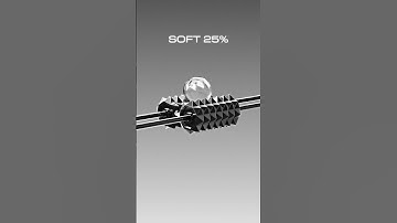 0% vs 100% Ball 3D Soft Body Simulation