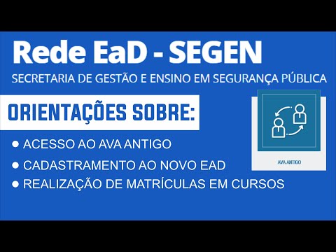 ORIENTAÇÕES AOS USUÁRIOS DA PLATAFORMA SEGEN