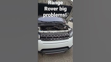 Range Rovers have engine, turbo, and differential problems early on!
