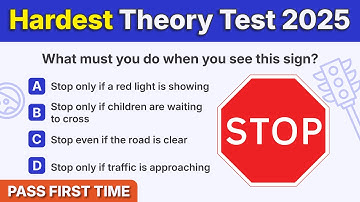 Theorie-examen 2025 VK | Nieuwe moeilijkste theorievragen (DVSA-stijl!) | GESLAAGD IN DE EERSTE KEER