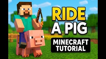 How to Ride a Pig in Minecraft (Step-by-Step Pig Riding Tutorial for Beginners)