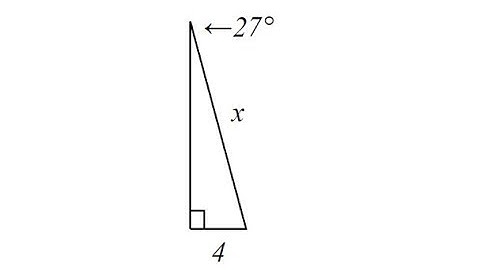 Use Sine to Determine The Length of a Hypotenuse of a Right Triangle