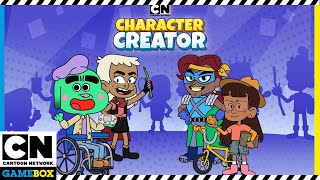 Cartoon Network Character Creator | Gumball GamePlay | Cartoon Network GameBox