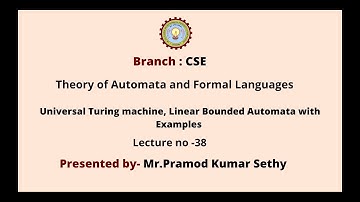 Theory of Automata & Formal Languages | AKTU Digital Education