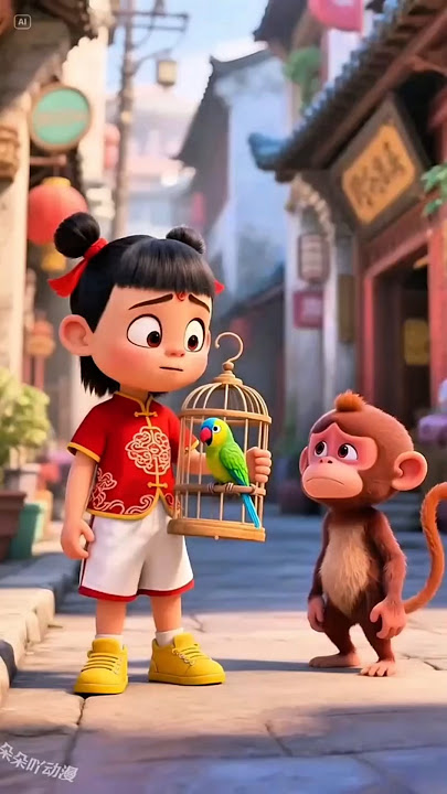 Nezza Gak Mau Berteman Lagi Sama Monyet! #shorts #animasi #kartun