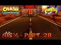 Crash bandicoot 3  n sane trilogy  105 walkthrough part 28 orange asphalt gem