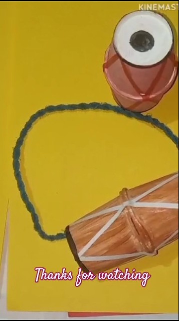 Dhol making with cup #diy #craft #shorts - YouTube