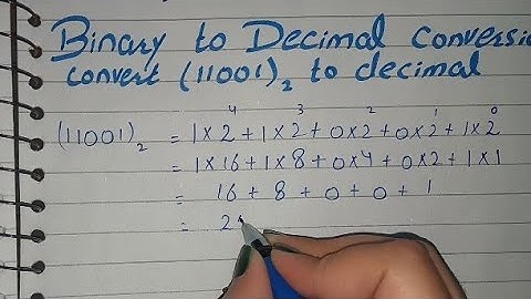 Binary to Decimal in Urdu, Binary (11001) to Decimal Conversion in Urdu
