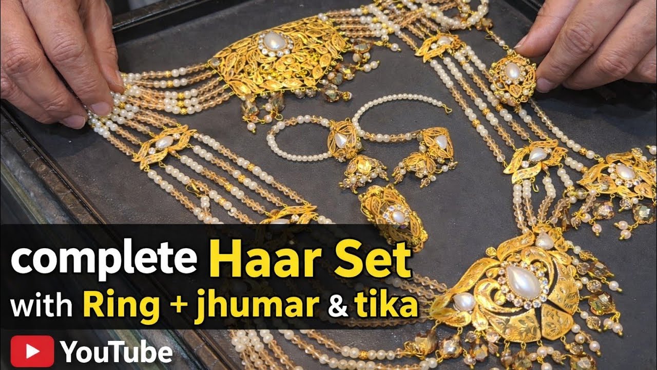 Complete Haar Set With Jhumar & Tika ✨ || A.K Fine Jewellers || 80/80