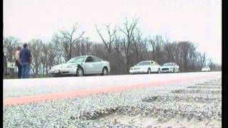Two car vs deer crashes happen within seconds of each other