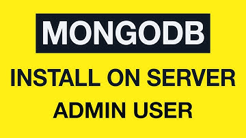 Installing MongoDB on the VPS server: 06 - Create MongoDB Admin user