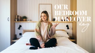 HOW WE SAVED ££££ ON OUR BEDROOM! | Ikea Pax Tips &amp; DIY Shiplap!