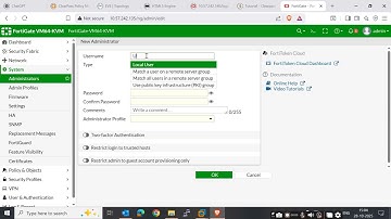 Configuration on Fortigate Firewall using GUI authenticate by CPPM using TACACS protocol