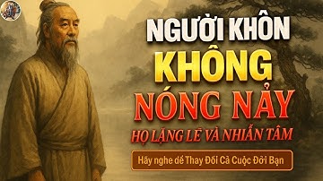 CỔ NHÂN DẠY - NGƯỜI KHÔN KHÔNG NÓNG NẢY, HỌ LẶNG LẼ VÀ NHẪN TÂM | Bài Học Triết Lý Sống Để Đời