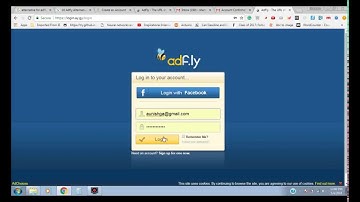 create adfly account and earn money