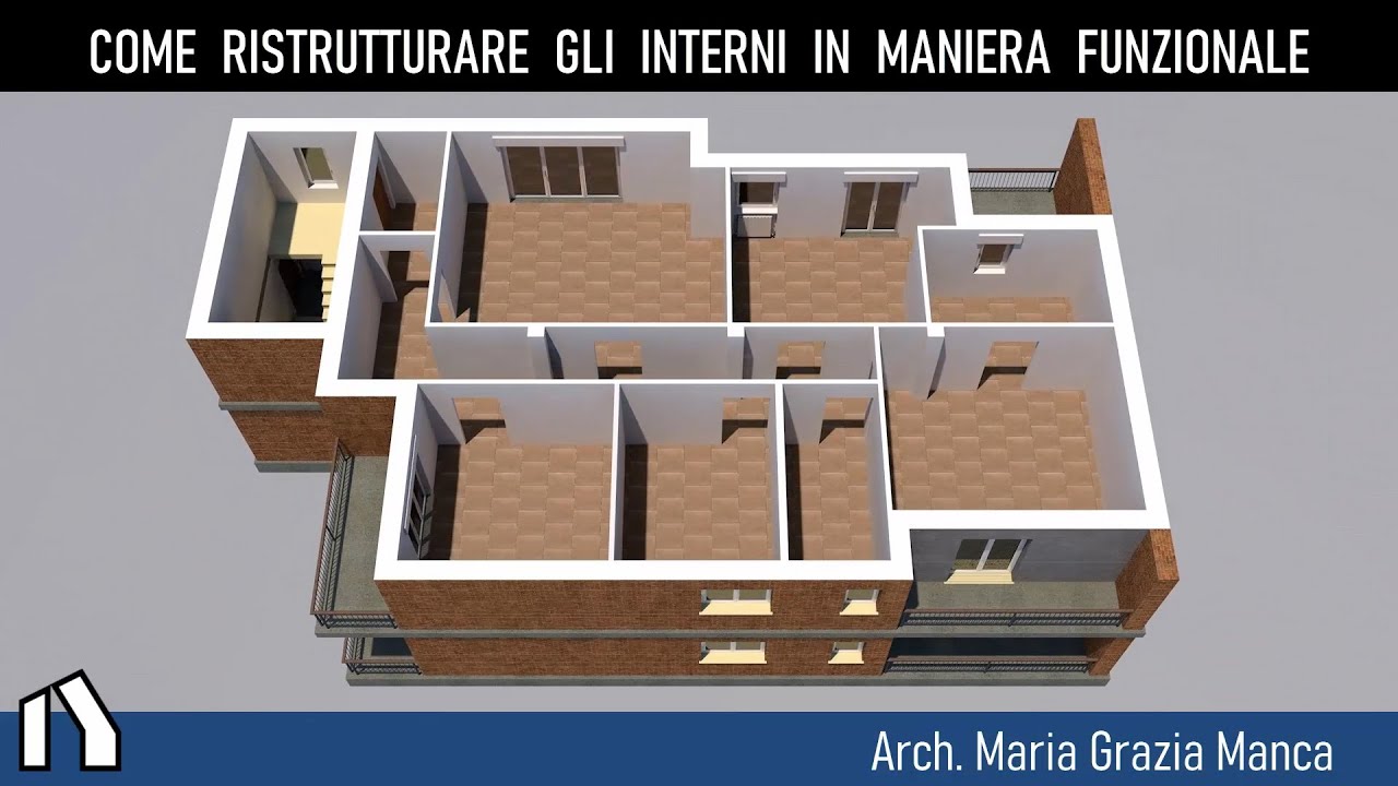 Come PROGETTARE la ristrutturazione degli INTERNI di una CASA in ...