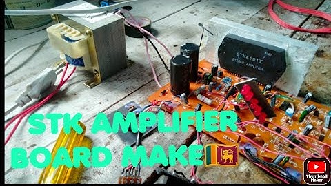 STK 4191 Ic  stereo amplifier part2😮👍🇱🇰