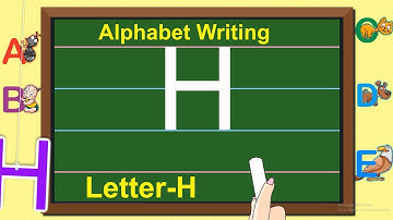 English Capital Letter Writing | Letter - H | Writing Capital ABC for children | Learning Booster