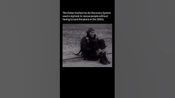 The Fulton surface-to-Air recovery system used a skyhook to rescue people without having to land