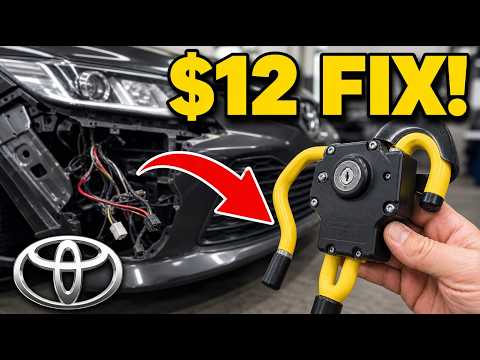 The Genius $12 Fix That Stops the Toyota Theft Mechanics Are Warning About in 2026