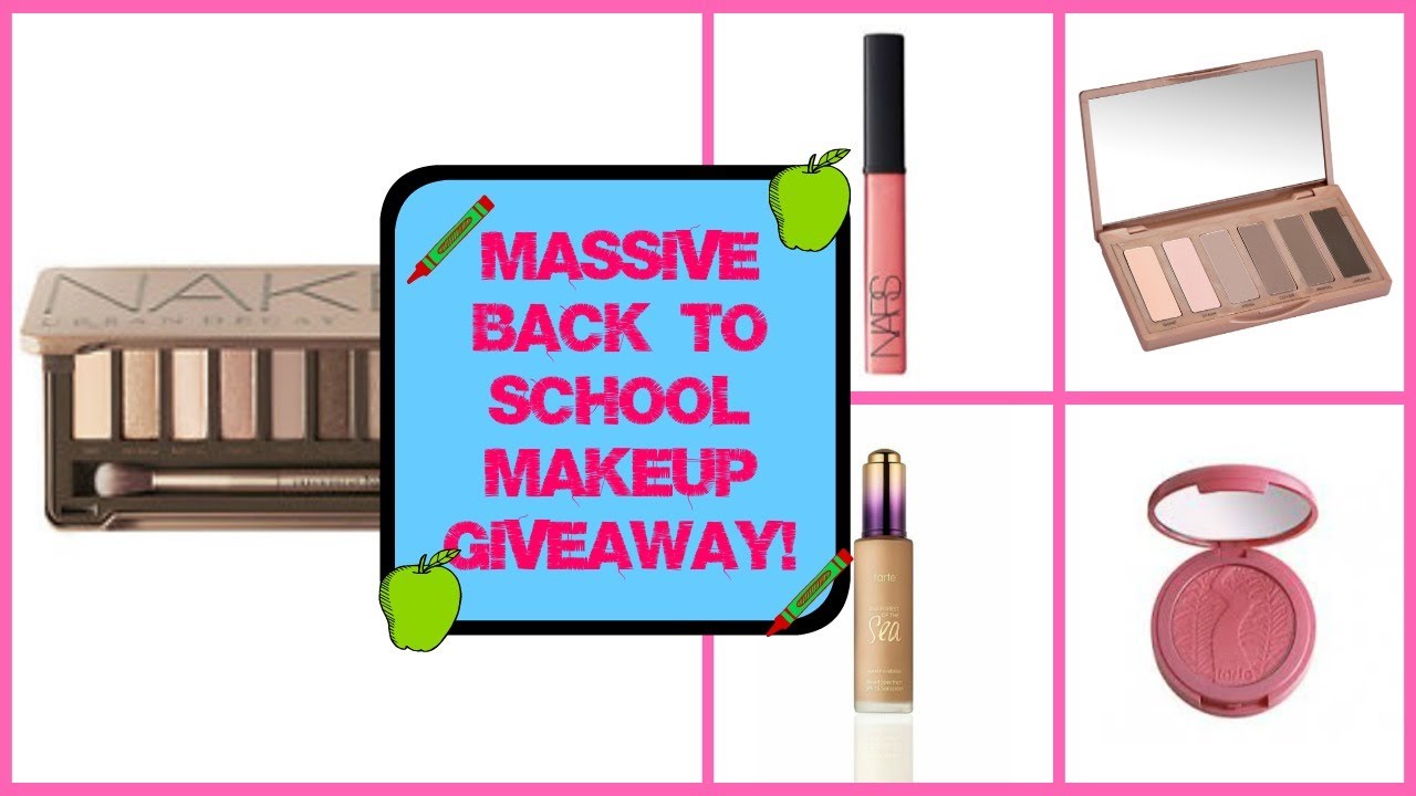 BIGGEST Back to School Giveaway EVER! 2017 (Makeup) OPEN INTERNATIONALLY - OPEN