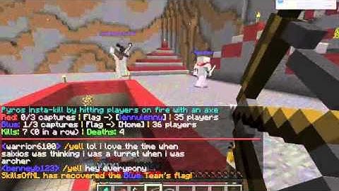 Minecraft Episode 1 - Capture the Flag Pyro Ninja Chemist