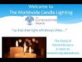 The Worldwide Candle Lighting - The Compassionate Friends UK: Sunday 11 December 2022