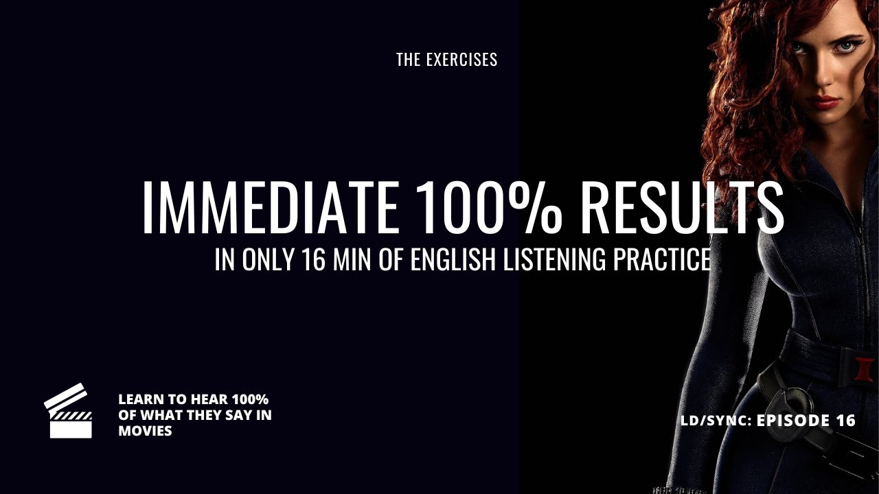 Natasha Romanoff in Episode #16 of The Synchronization Exercise | Improve   Your English Right Now
