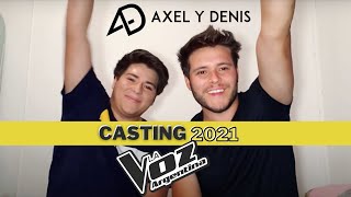 Casting La Voz Argentina 2021 - Axel y Denis