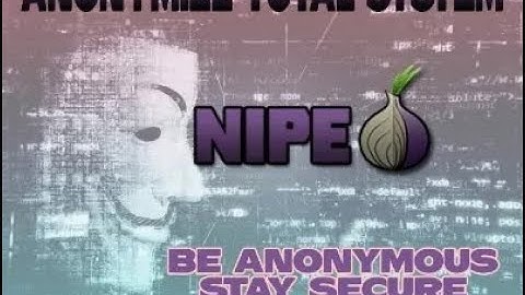 How to be Anonymous on internet using nipe through tor gateway