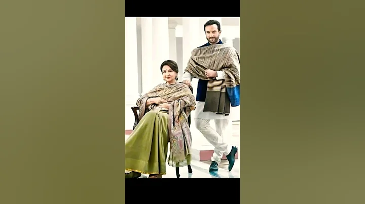 #saifalikhan With #mother #sharmilatagore | Saif Ali Khan Mother Sharmila Tagore ❤️ #shorts
