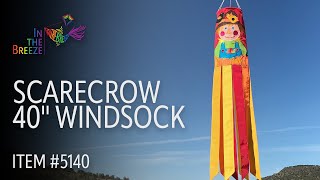 Scarecrow 40" Windsock - In the Breeze