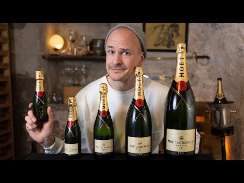 Does SIZE Matter? Blind Tasting Champagne from Mini to Double-Magnum  Bottle. 