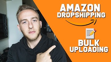 How To Bulk Upload Onto Amazon Using The Inventory Loader (Dropshipping)