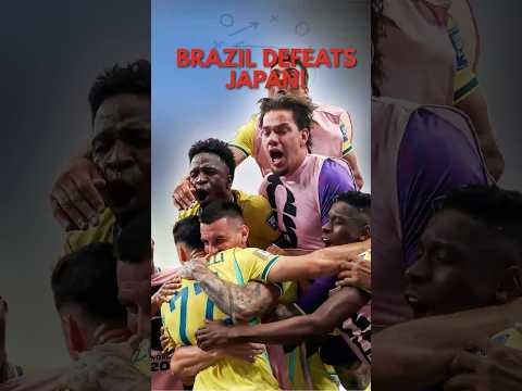 BRAZIL QUALIFIES TO THE ROUND OF 16 #BRAZIL #JAPAN #WORLDCUP #NEYMARJR #VINIJNR