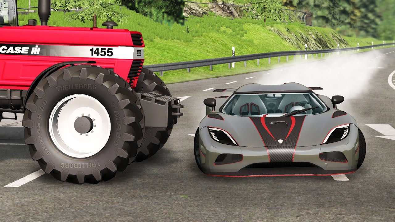 Car Near Miss Compilation #3 - BEAMNG DRIVE