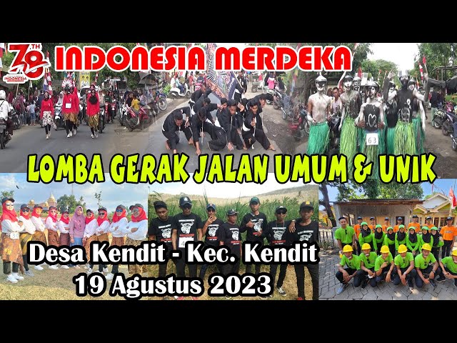 Lomba Gerak Jalan Umum & Unik Desa Kendit Kecamatan Kendit 19 Agustus 2023 class=