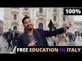 How to study in italy for free  in hindi