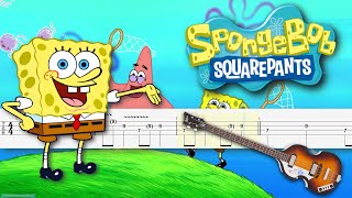 SpongeBob - Closing Theme Song [Bass Tabs Tutorial] By @ChamisBass Resimi