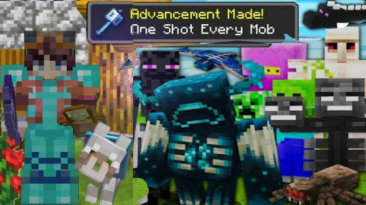 I Killed Every MOB With The MACE in Minecraft