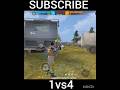 1vs4 clutch impossible headshot #shorts #viral #trending #video #freefire #gaming #youtubeshorts