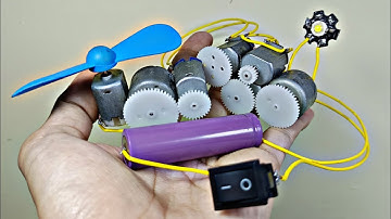 HOW TO MAKE 3 MODELS OF PROTOTYPE MINI ELECTRIC GENERATOR MACHINE USING USED DVD DYNAMO & DC MONTOR